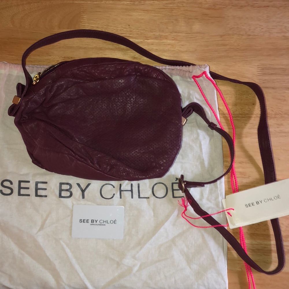 NWT See By Chloé Lifou Crossbody Bag Leather - Picture 1 of 10